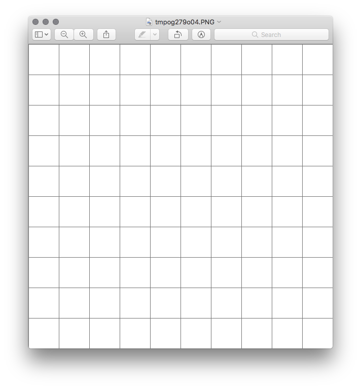 Drawing a simple grid