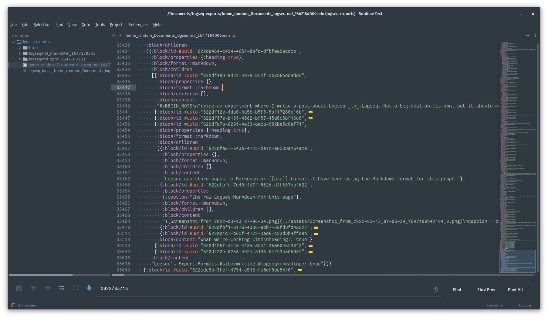 EDN view of the graph focusing on highlights of this page