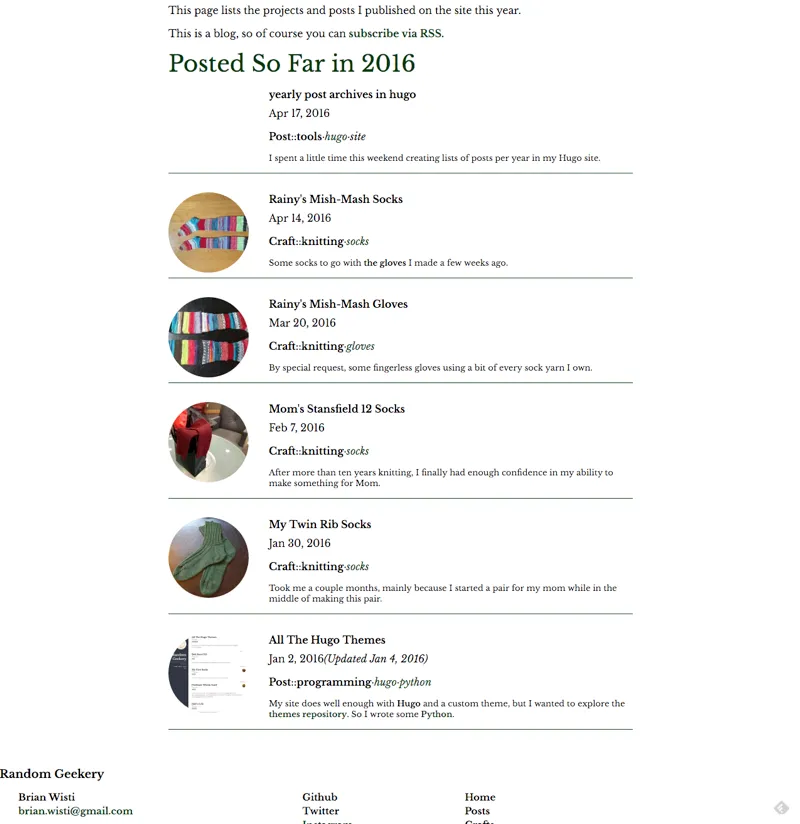 This year’s stuff — perfect for the front page