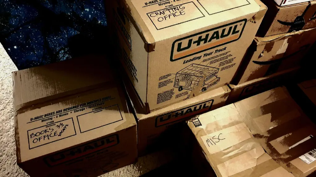 Three boxes, labeled &ldquo;books,&rdquo; &ldquo;crafting,&rdquo; and &ldquo;misc.&rdquo;