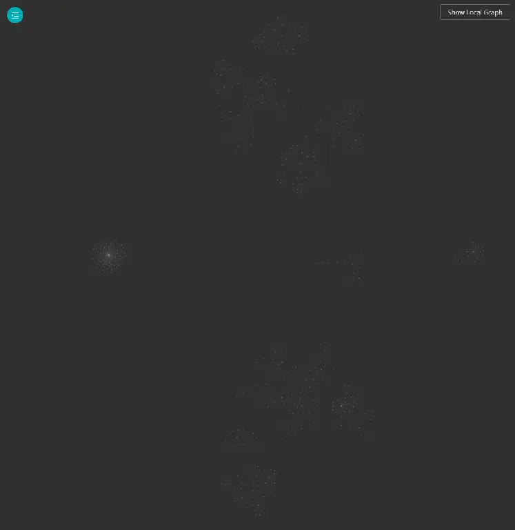 low contrast graph of connected nodes