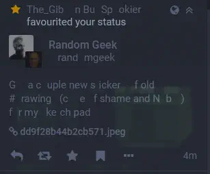 Firefox screenshot showing letters missing from text