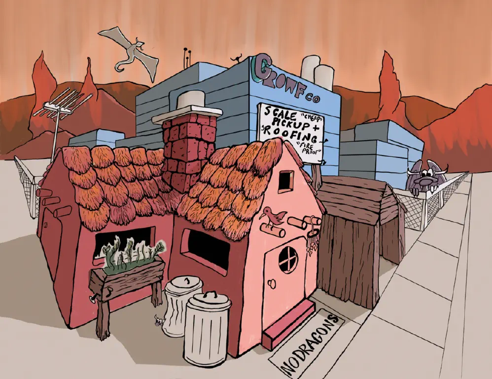 previous drawing with color added