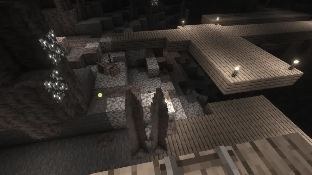 The same scene with one corpse gone and a new one nearby, indicating one body&rsquo;s items had been successfully transferred only for the player to be immediately killed again