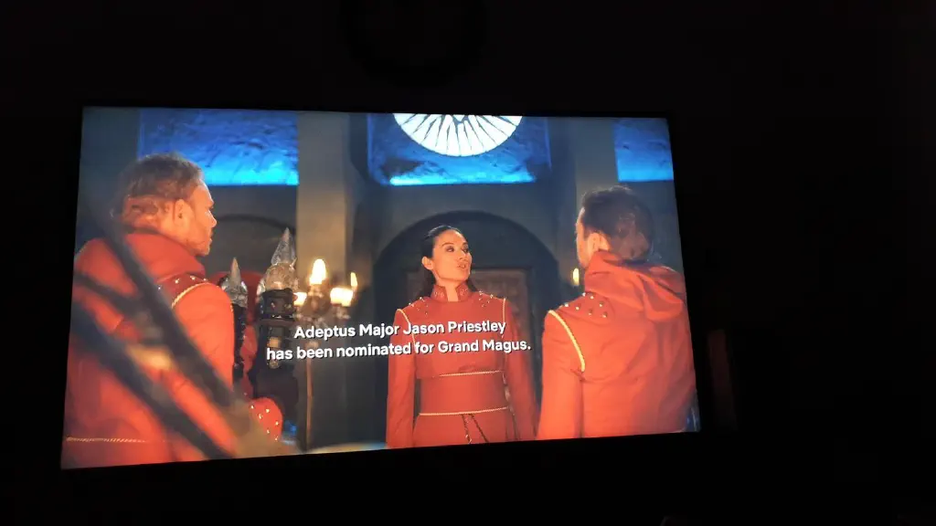 Subtitle reads &ldquo;Adaptus Major Jason Priestley had been nominated for Grand Magus&rdquo;