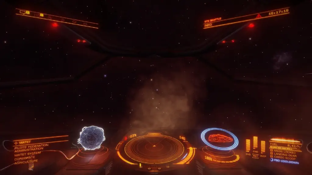 Smoke! Coming from the spaceship control panel! That can&rsquo;t be good.