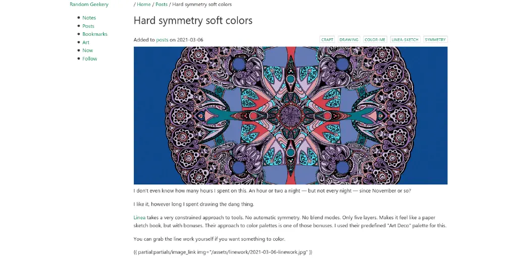 Screenshot of web page rendered with header image
