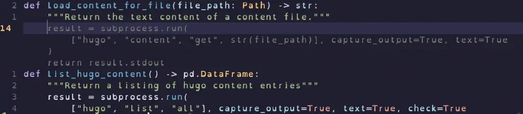 In-editor suggested completion by Copilot to invoke , using the same structure as my own existing function which invokes