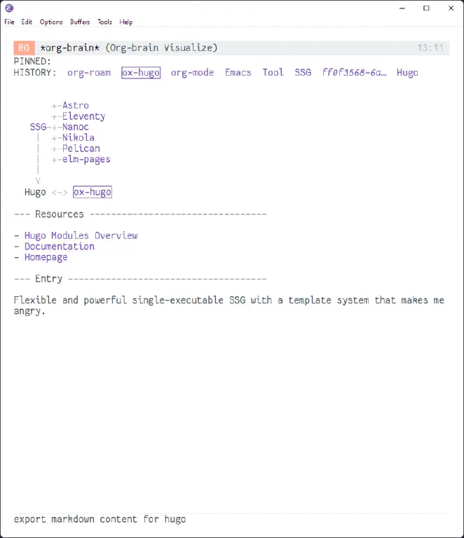 org-brain screenshot