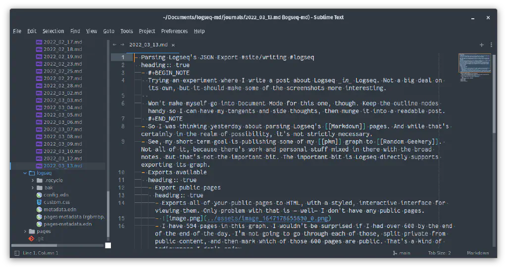 the raw Logseq Markdown for this page
