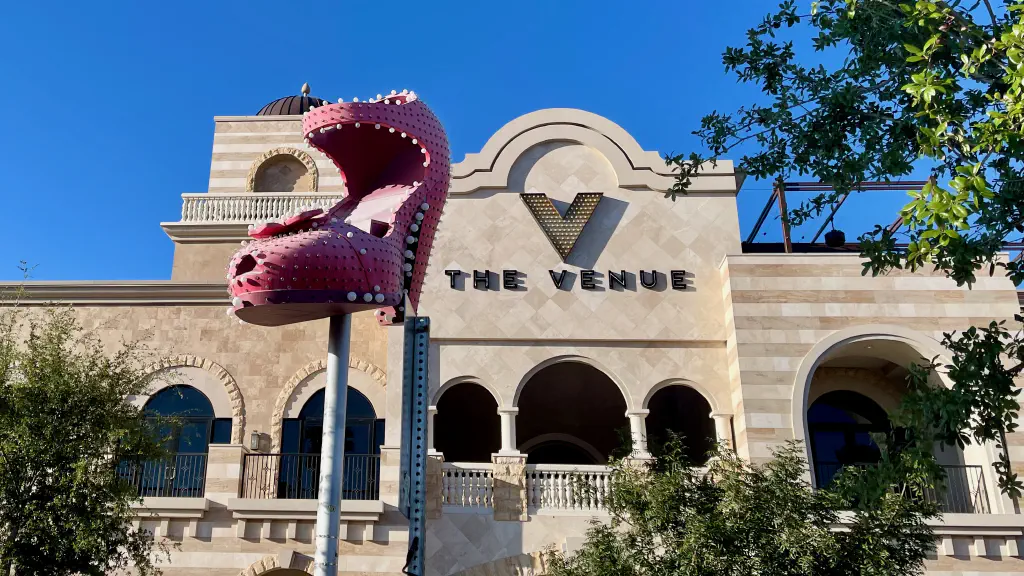 a shoe in Vegas