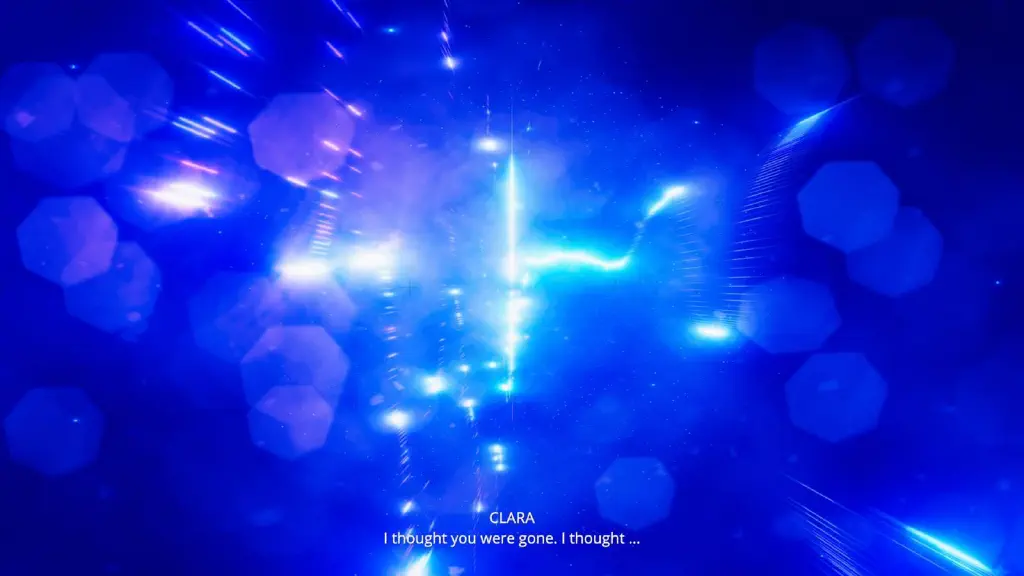 Light show reminiscent of Kubrick’s 2001: A Space Odyssey