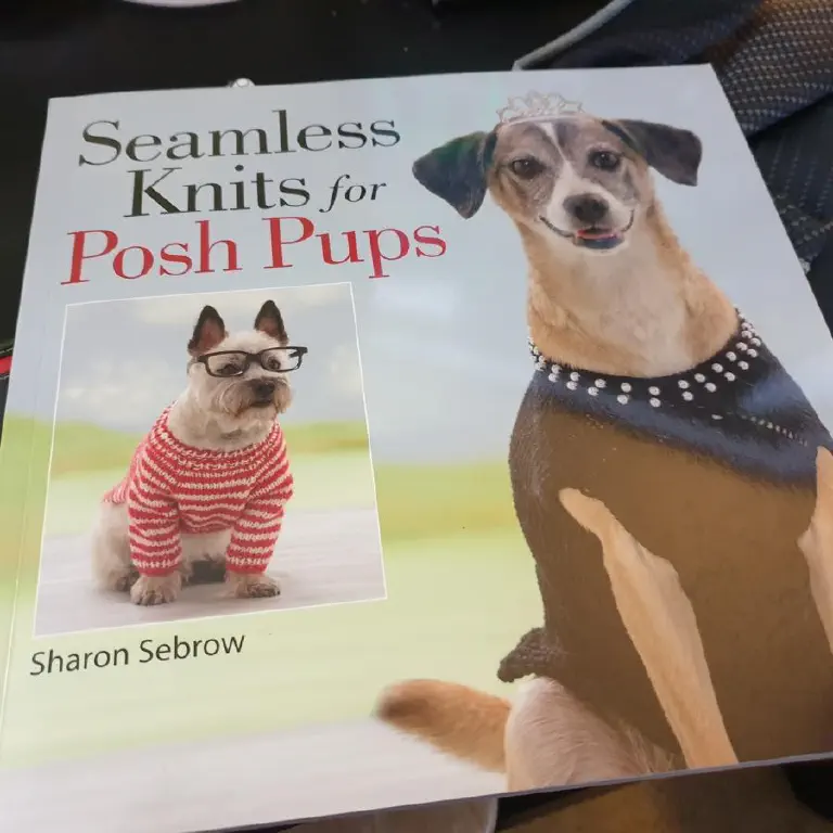 New copy of &ldquo;Seamless Knits for Posh Pups&rdquo; knitting pattern book. 