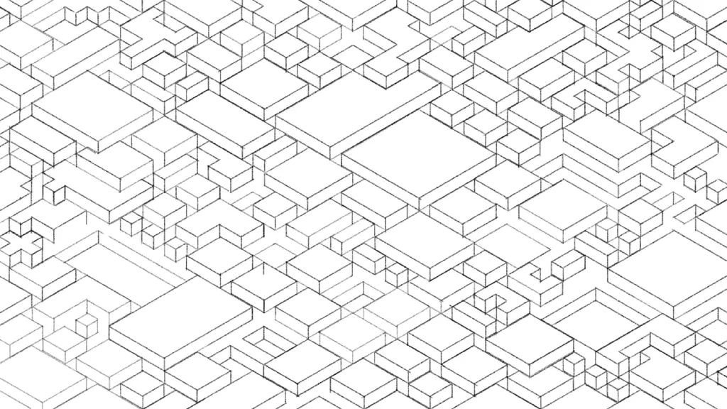 Short isometric city scape