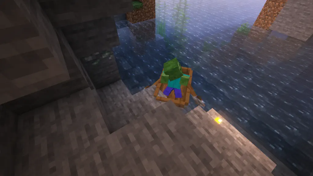 There&rsquo;s a zombie chilling in my Minecraft boat
