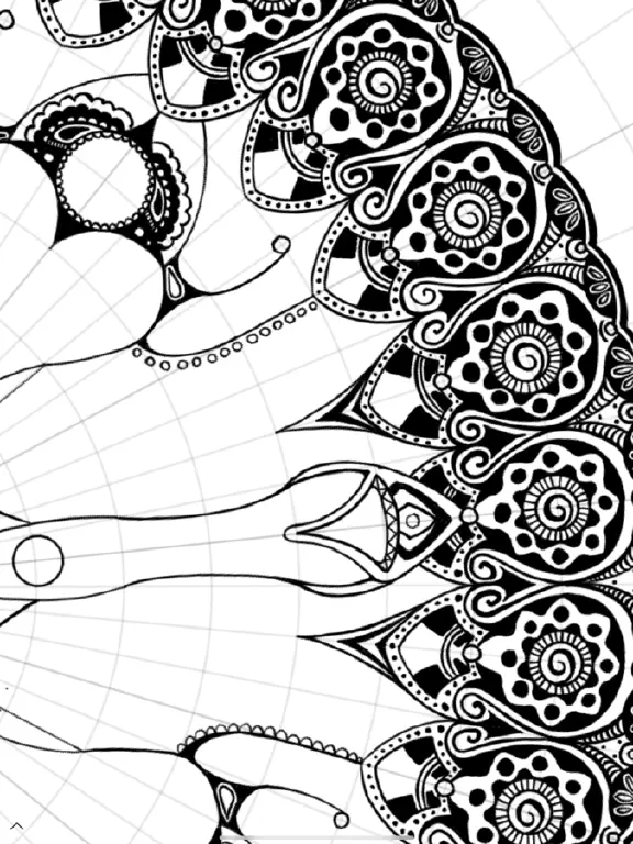 In progress drawing