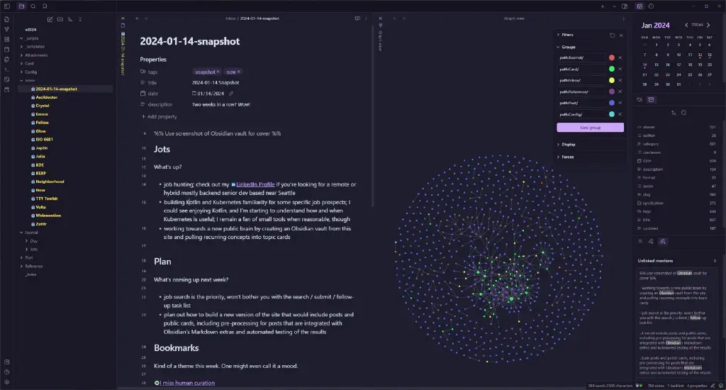 conversion of blog to vault in progress