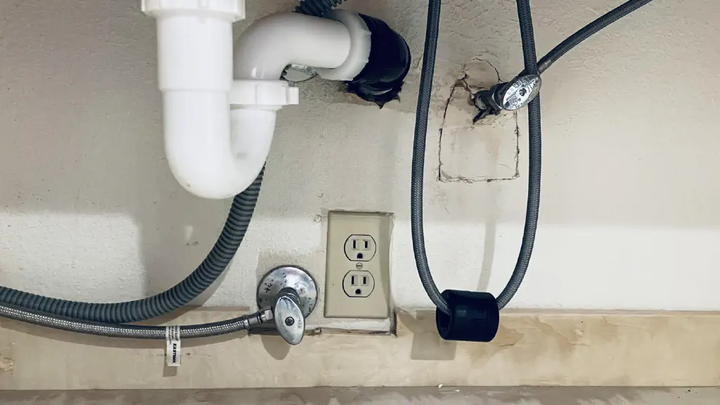 power outlet under the kitchen sink; no big deal