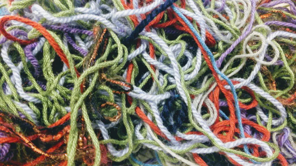 You know what else I can tangle? Yarn!