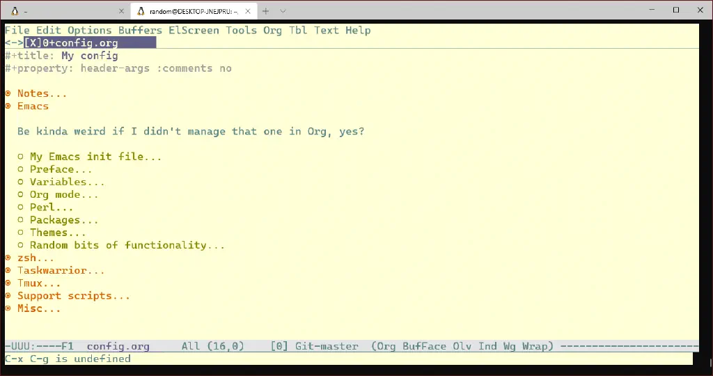 Emacs running within Windows Terminal