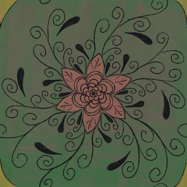 A floral pattern image