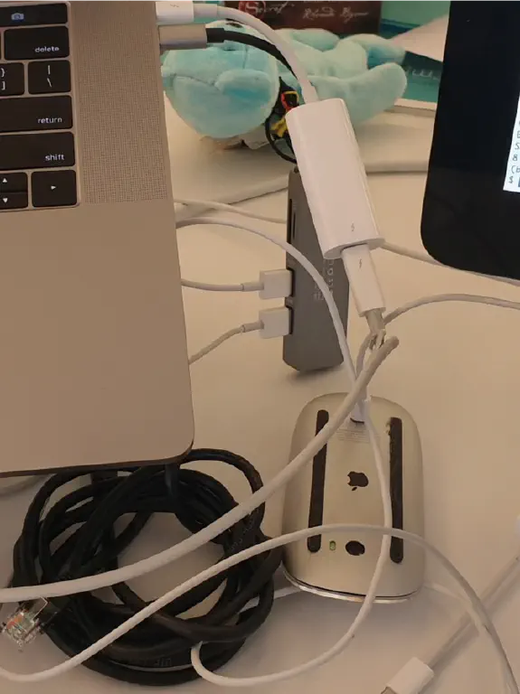 Apple dongles and cables