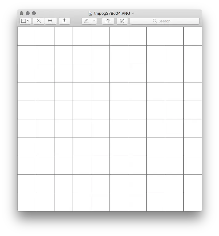 Drawing a simple grid
