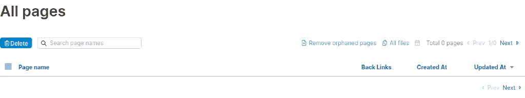 fancy HTML page listing with no pages