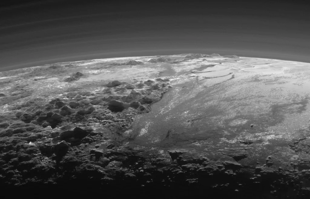 Pluto’s landscape