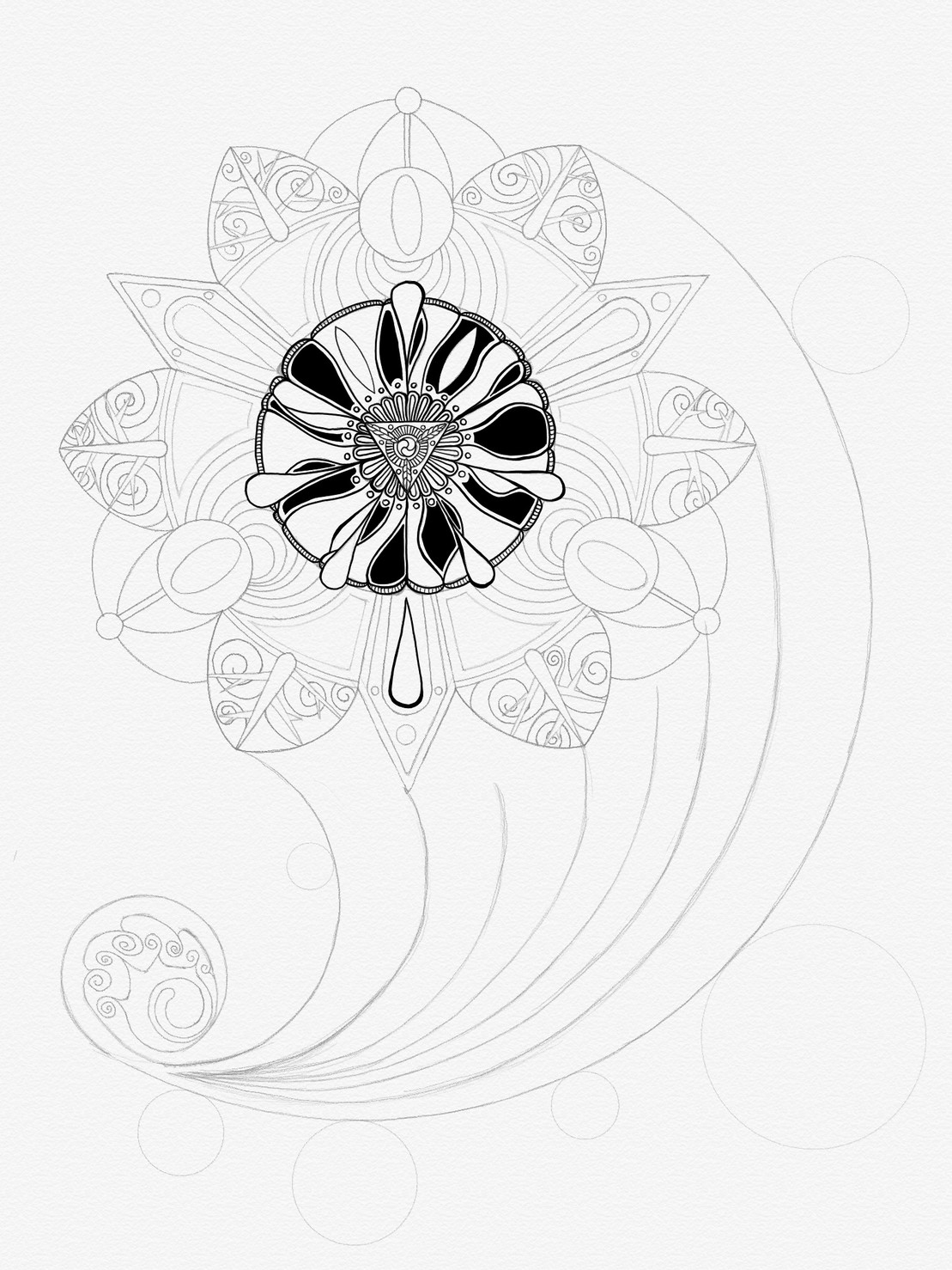 Drawing in progress 