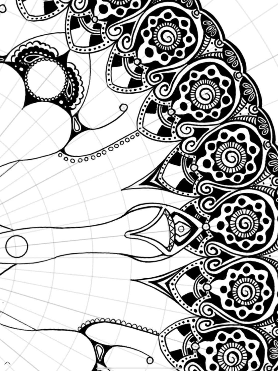 In progress drawing