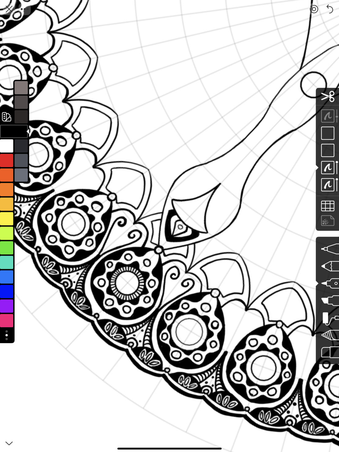 Drawing in progress